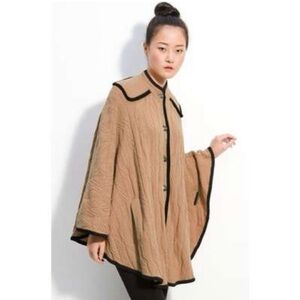 Marc by Marc Jacobs Tan Knit Cape Jacket Coat